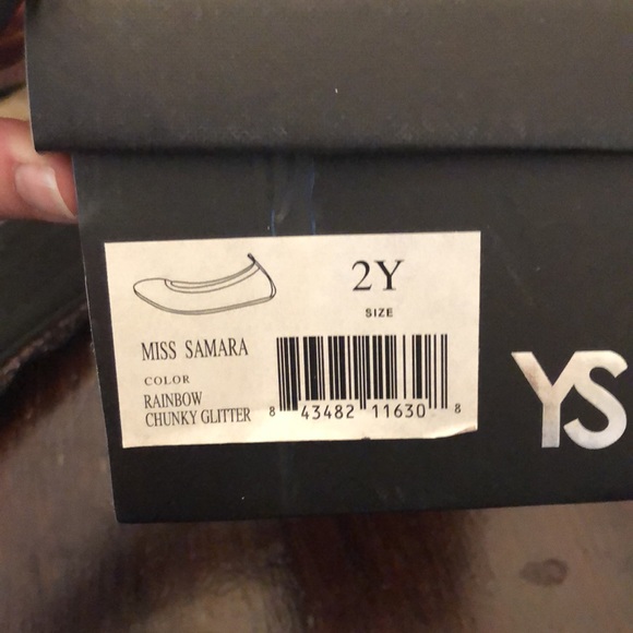 Beautiful rainbow glitter Yosi Samara flats as 2 - Picture 4 of 4